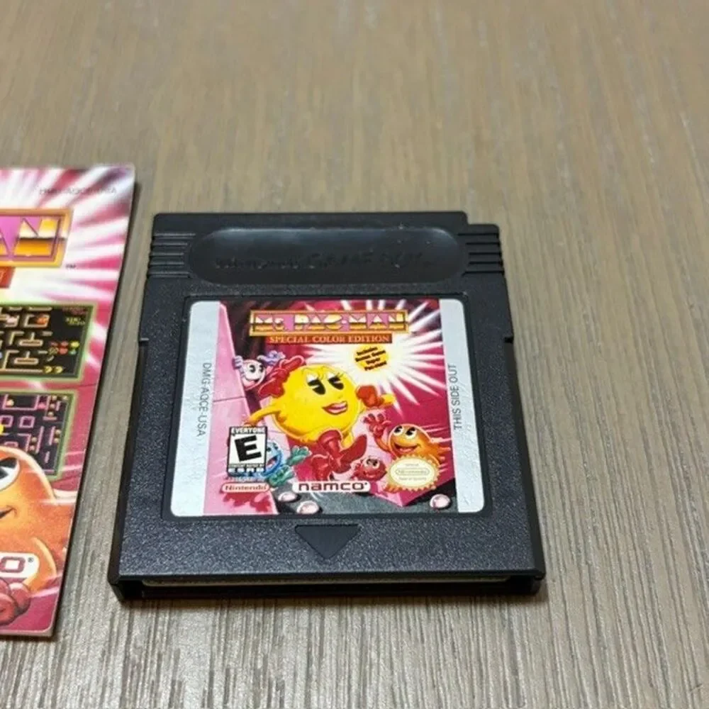 Ms. Pac-Man Special Color Edition Nintendo Game Boy Special Edition w/ Manual